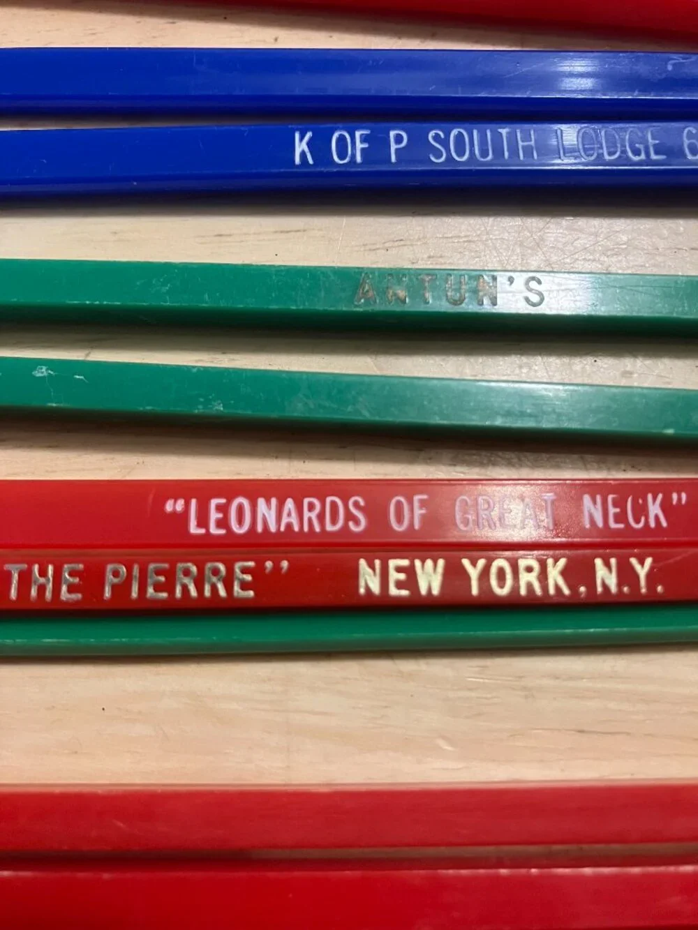 58 Vintage Swizzle Sticks - New York